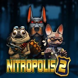 Nitropolis 2 online game logo by ELK Studios on glorioncasinoo.ca