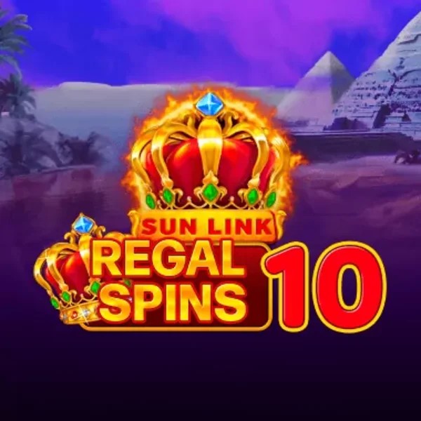Regal Spins 10 online game logo by PatePlay on glorioncasinoo.ca
