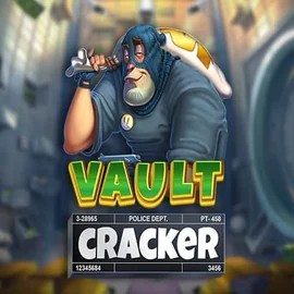Vault Cracker slot logo by Red Tiger Gaming at Glorion Casino